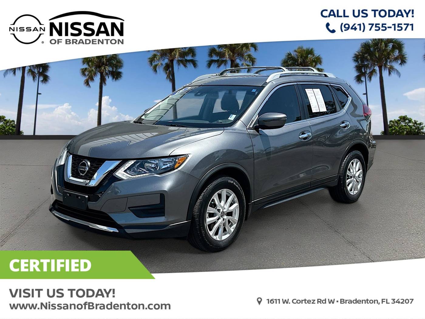 2019 Nissan Rogue S — SUV — 51,350 mi — Bradenton, FL