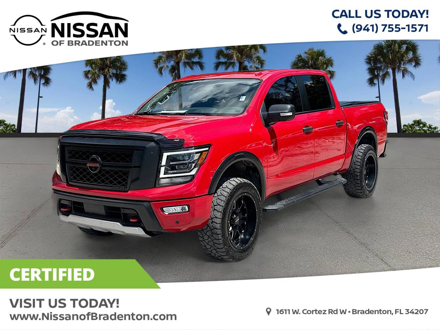 2021 Nissan Titan PRO-4X — Pickup Truck — 54,804 mi — Bradenton, FL