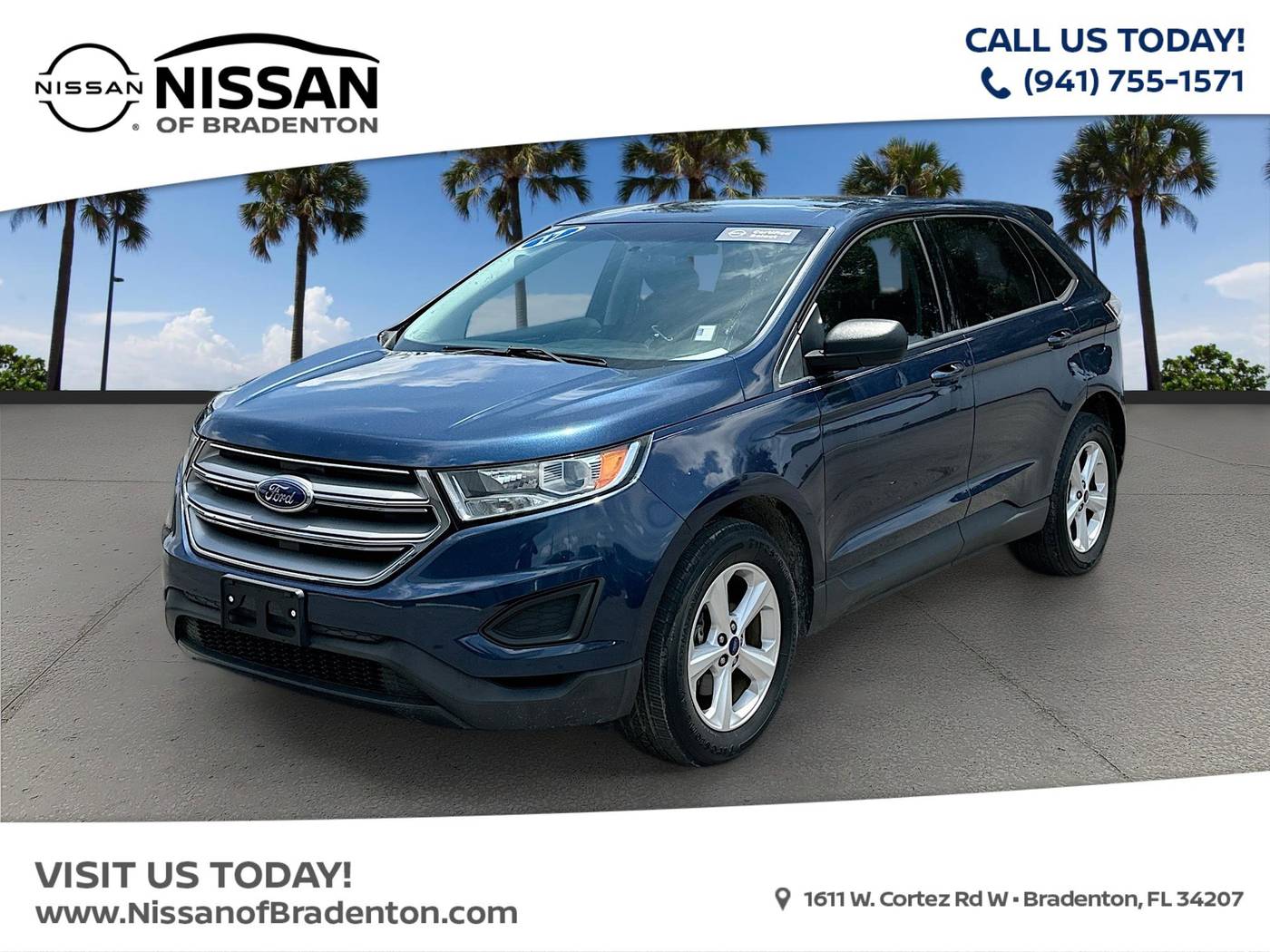2017 Ford Edge SE — SUV — 56,693 mi — Bradenton, FL