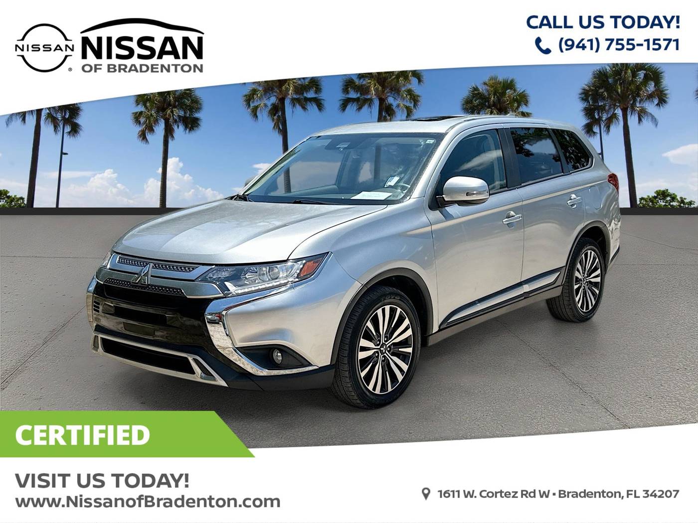 2020 Mitsubishi Outlander SE — SUV — 48,196 mi — Bradenton, FL