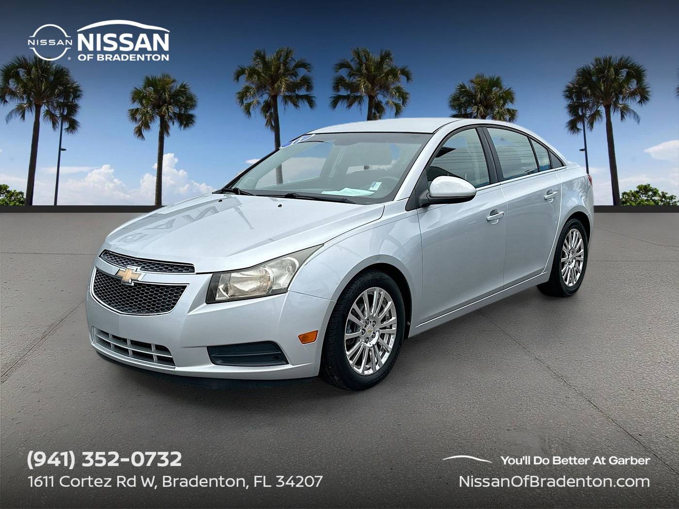 2011 Chevrolet Cruze ECO — Sedan — 107,446 mi — Bradenton, FL