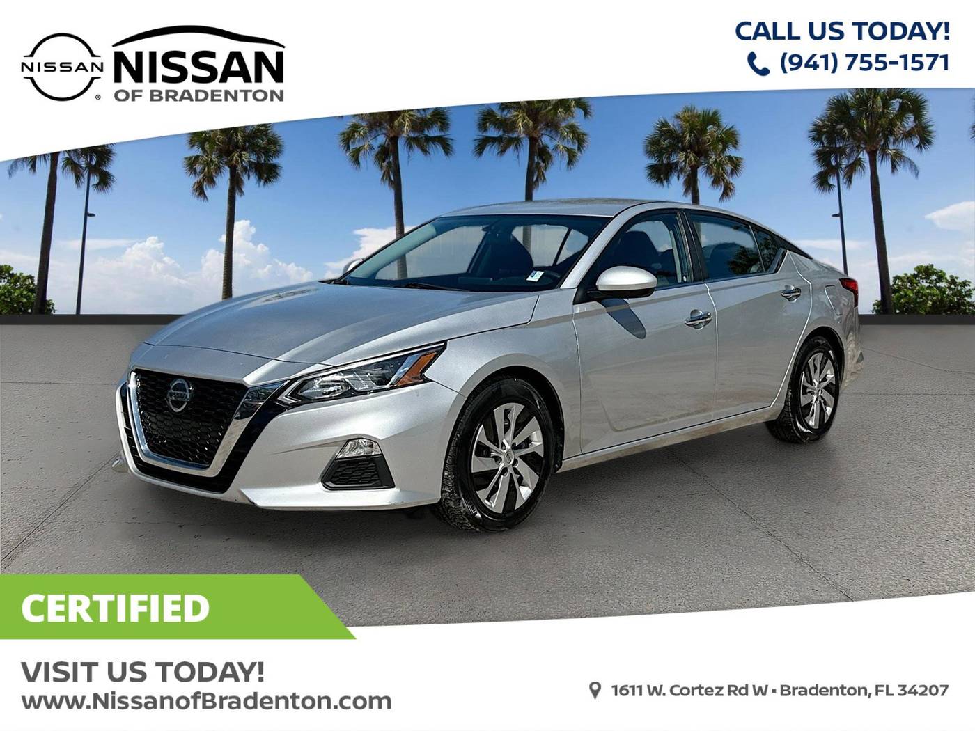 2019 Nissan Altima S — Sedan — 67,905 mi — Bradenton, FL