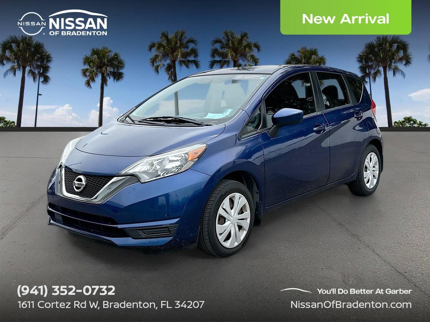 2018 Nissan Versa SV — Hatchback — 43,338 mi — Bradenton, FL
