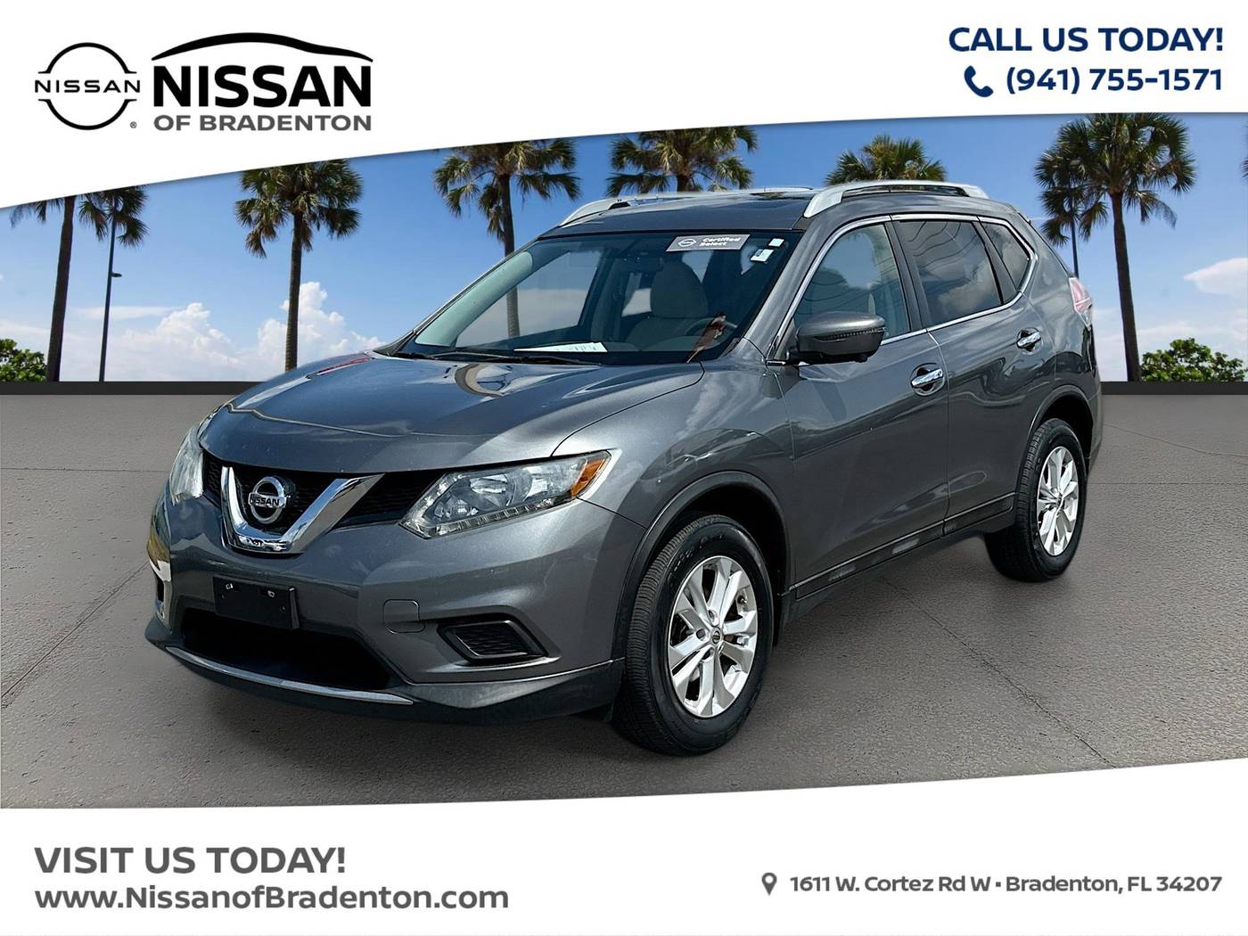 2016 Nissan Rogue SV — SUV — 84,530 mi — Bradenton, FL