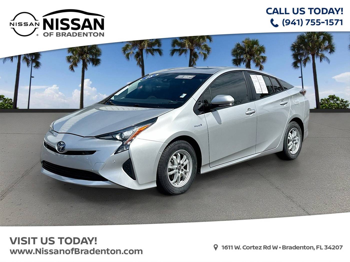 2018 Toyota Prius Four — Hatchback — 28,531 mi — Bradenton, FL