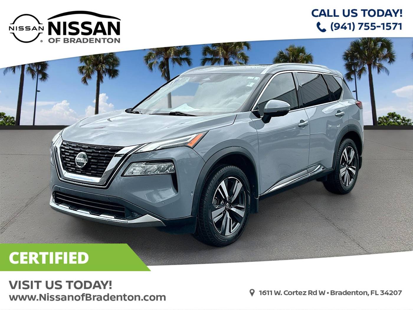2021 Nissan Rogue Platinum — SUV — 43,501 mi — Bradenton, FL