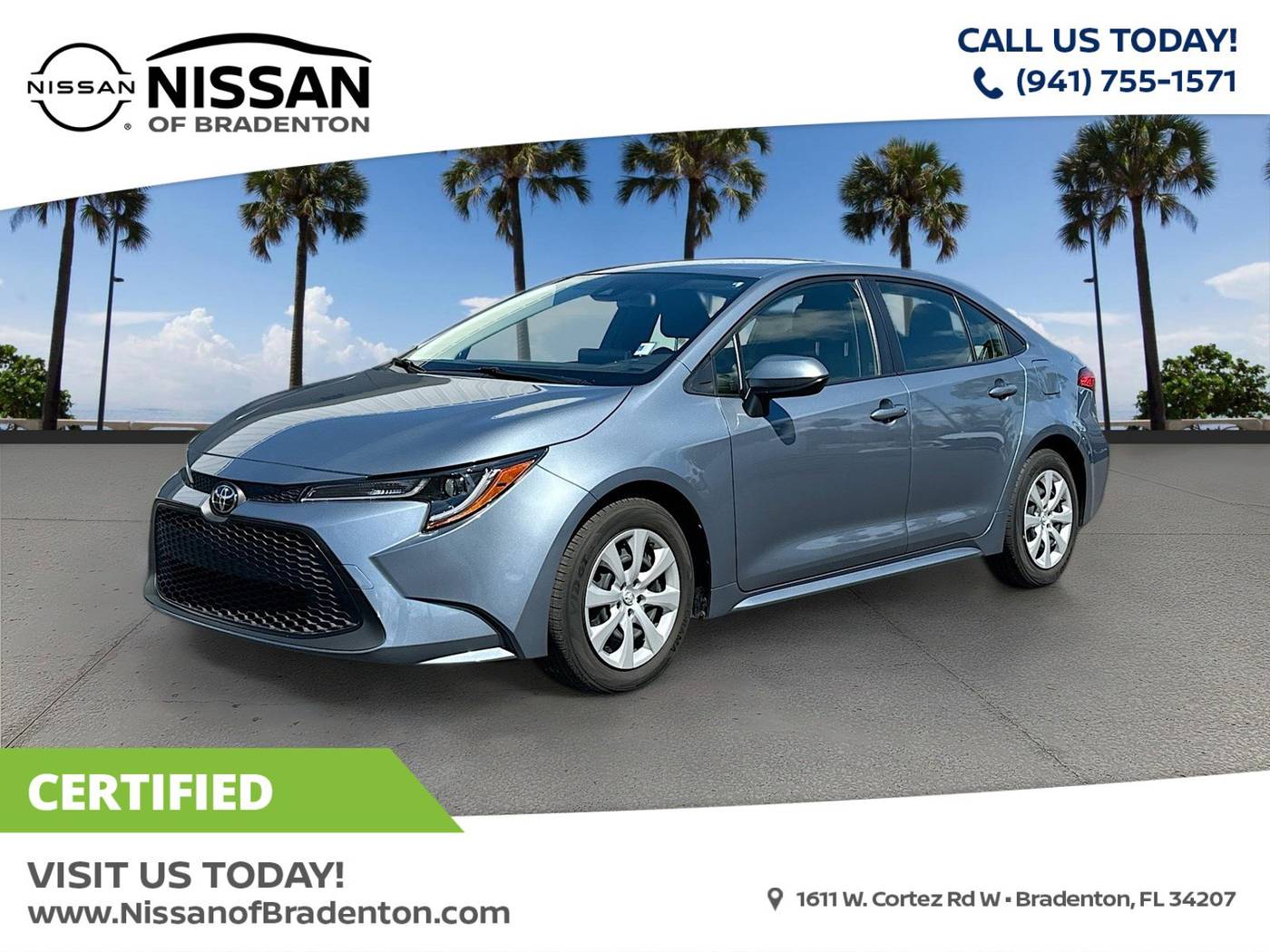 2022 Toyota Corolla LE — Sedan — 14,725 mi — Bradenton, FL