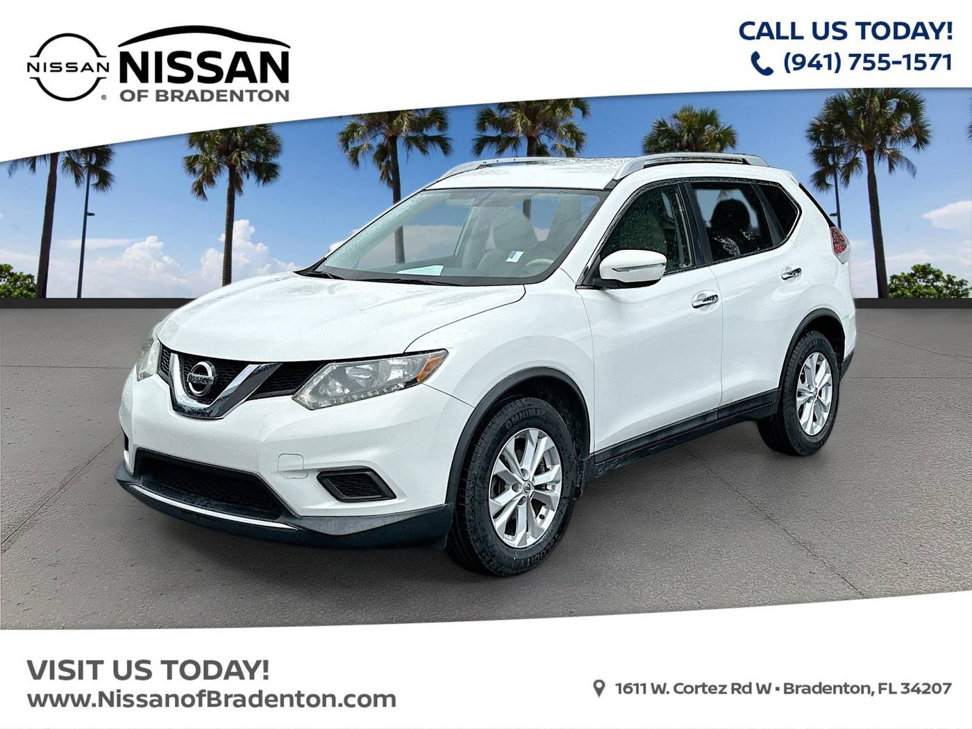 2014 Nissan Rogue SV — SUV — 85,713 mi — Bradenton, FL