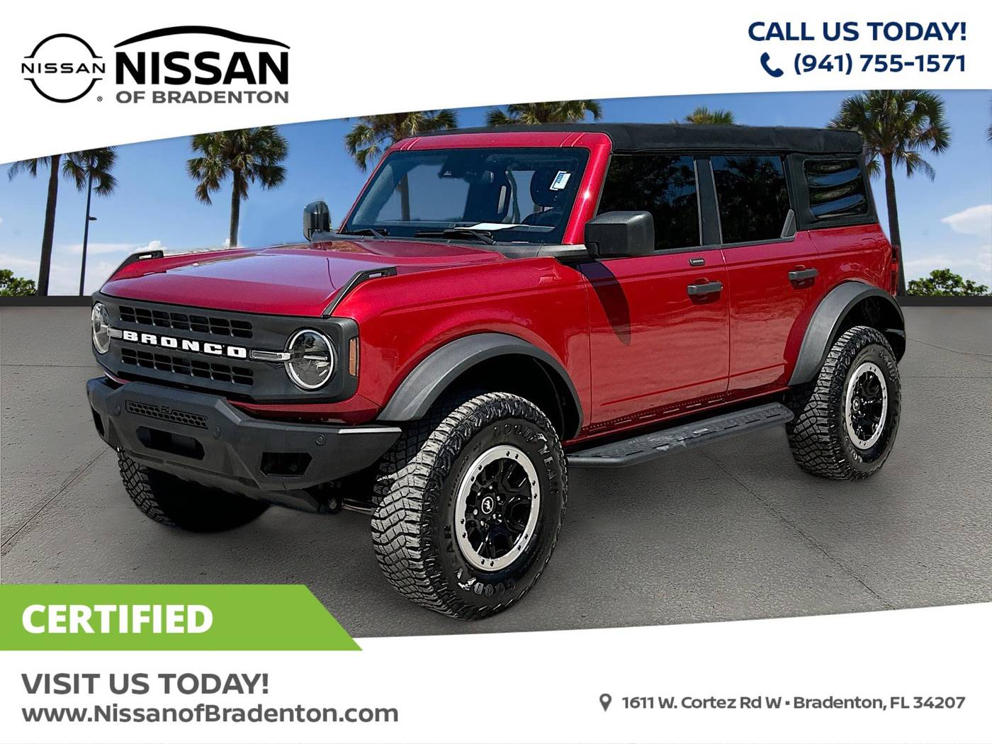 2021 Ford Bronco Base — SUV — 39,345 mi — Bradenton, FL