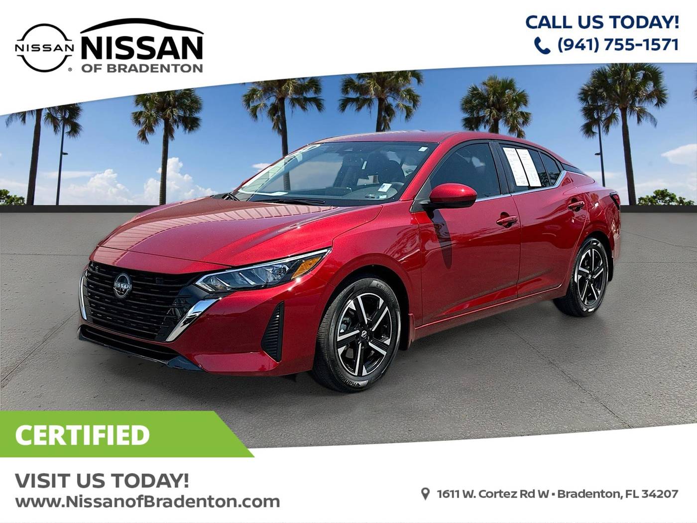2024 Nissan Sentra SV — Sedan — 5,492 mi — Bradenton, FL