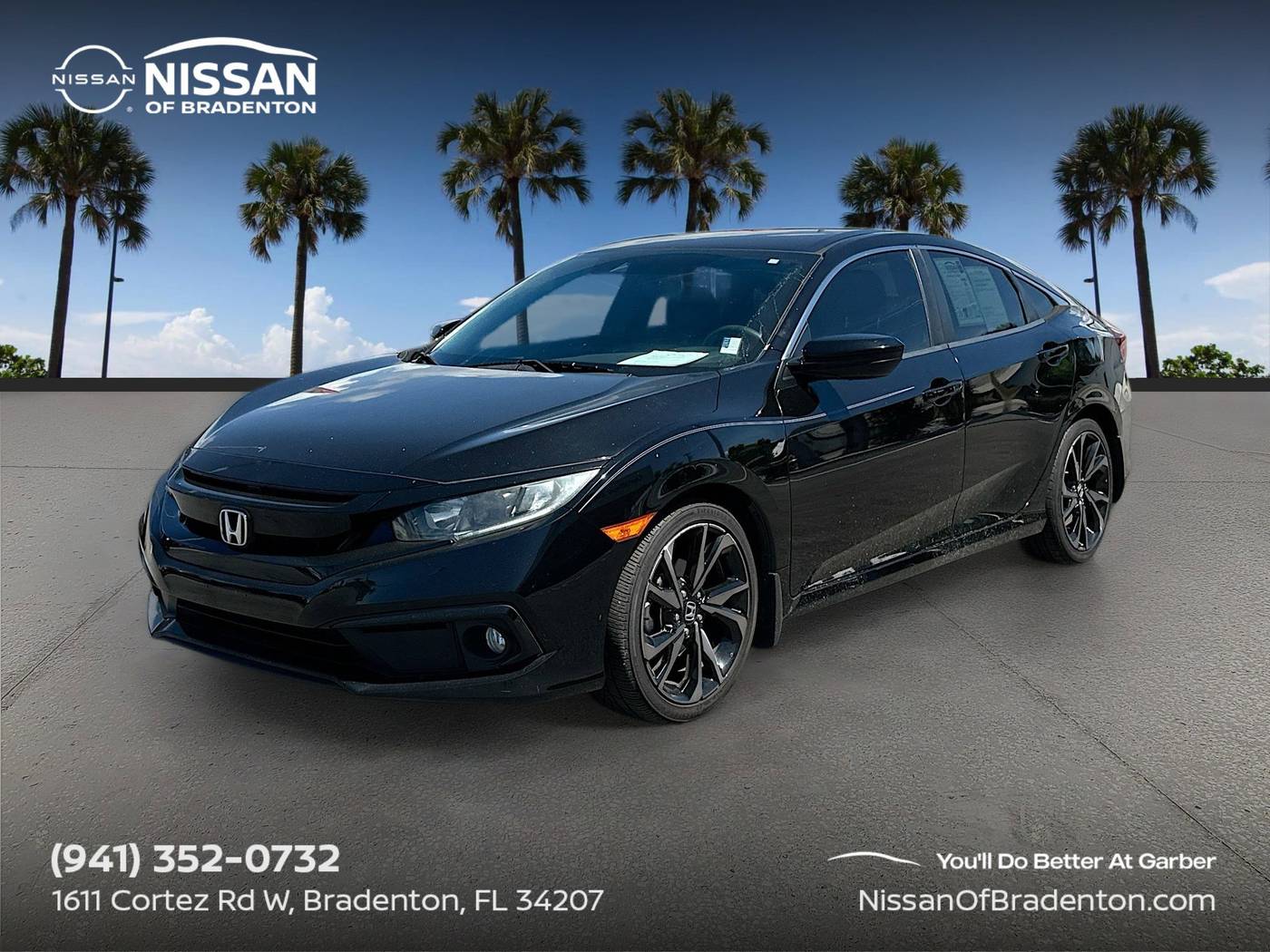 2020 Honda Civic Sport — Sedan — 82,368 mi — Bradenton, FL