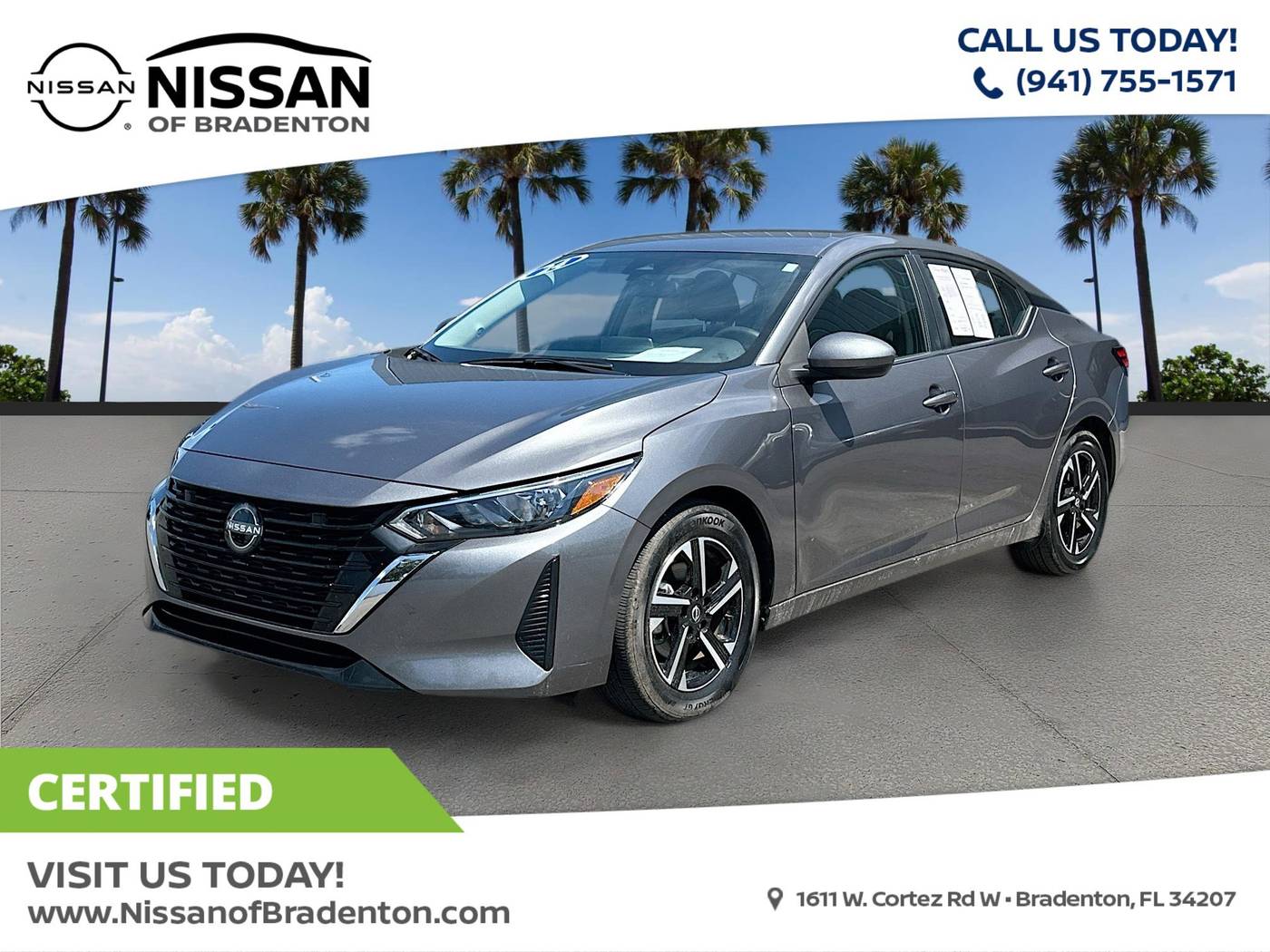 2024 Nissan Sentra SV — Sedan — 18,027 mi — Bradenton, FL
