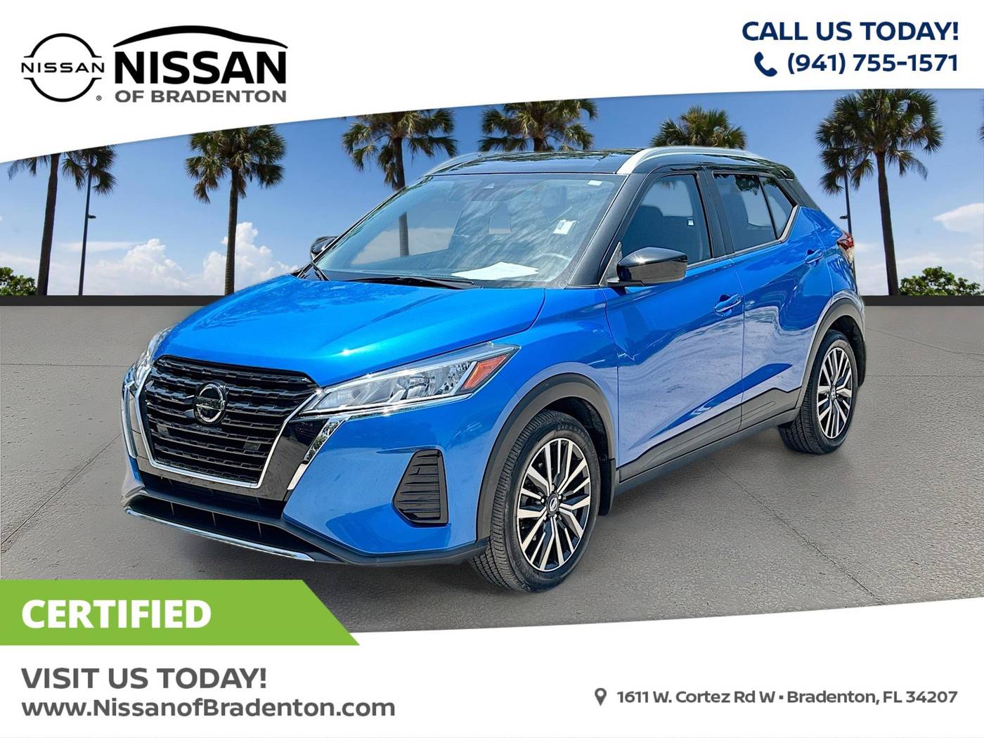 2021 Nissan Kicks SV — SUV — 12,928 mi — Bradenton, FL