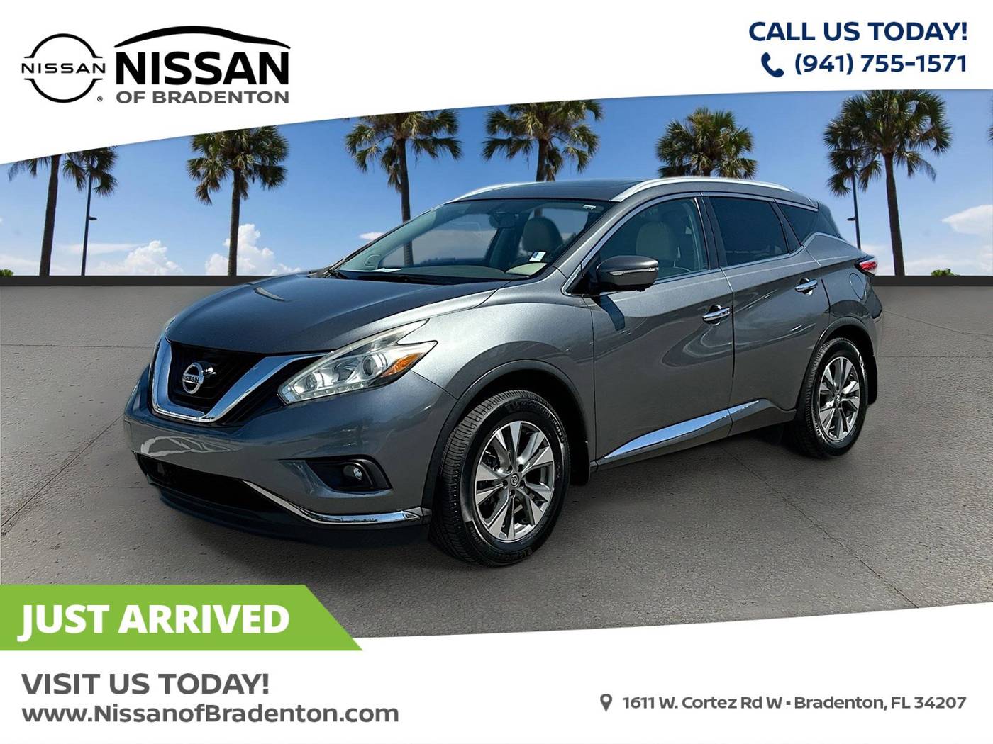 2015 Nissan Murano SL — SUV — 92,858 mi — Bradenton, FL