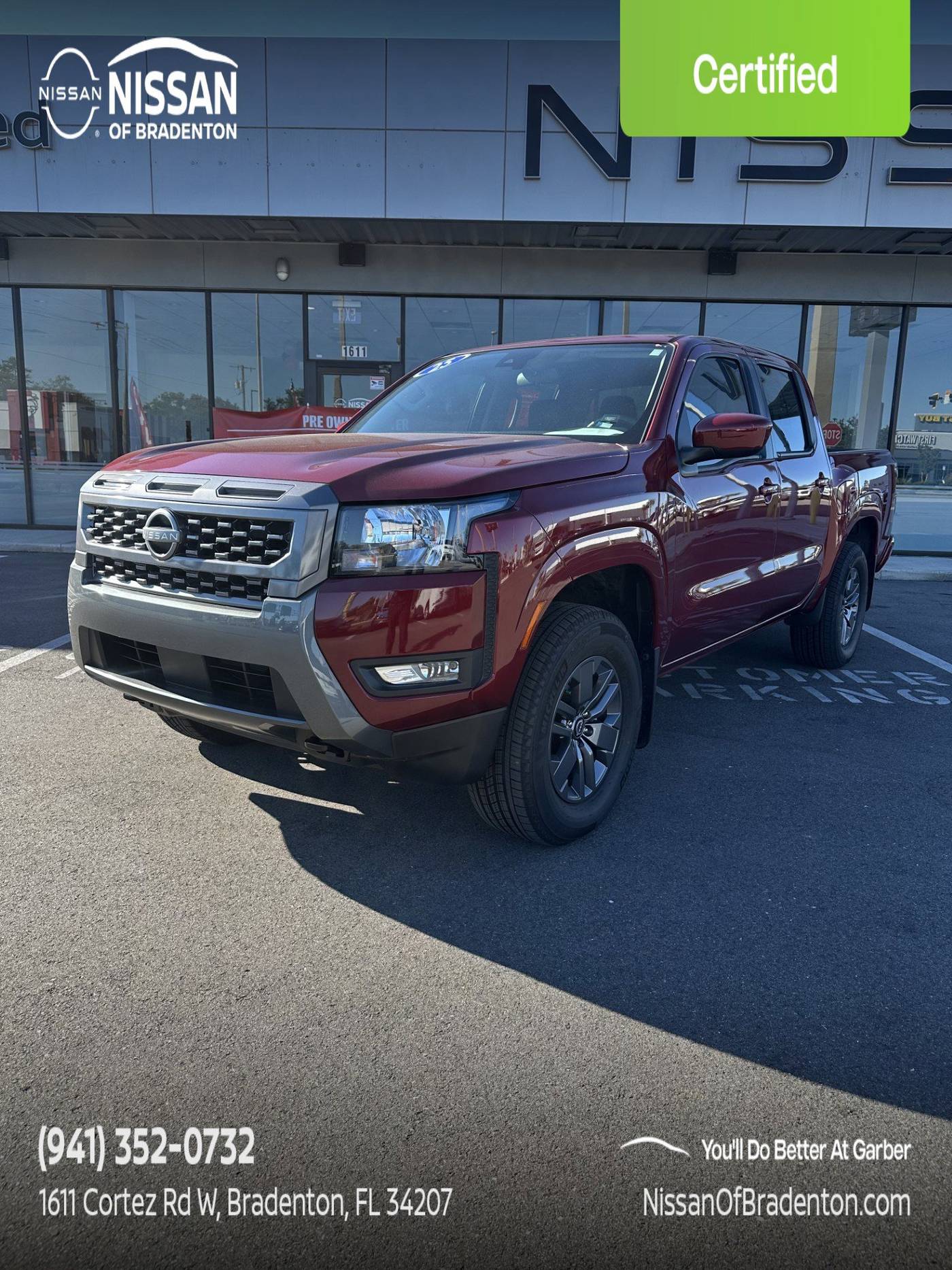2025 Nissan Frontier SV — Pickup Truck — 1,948 mi — Bradenton, FL