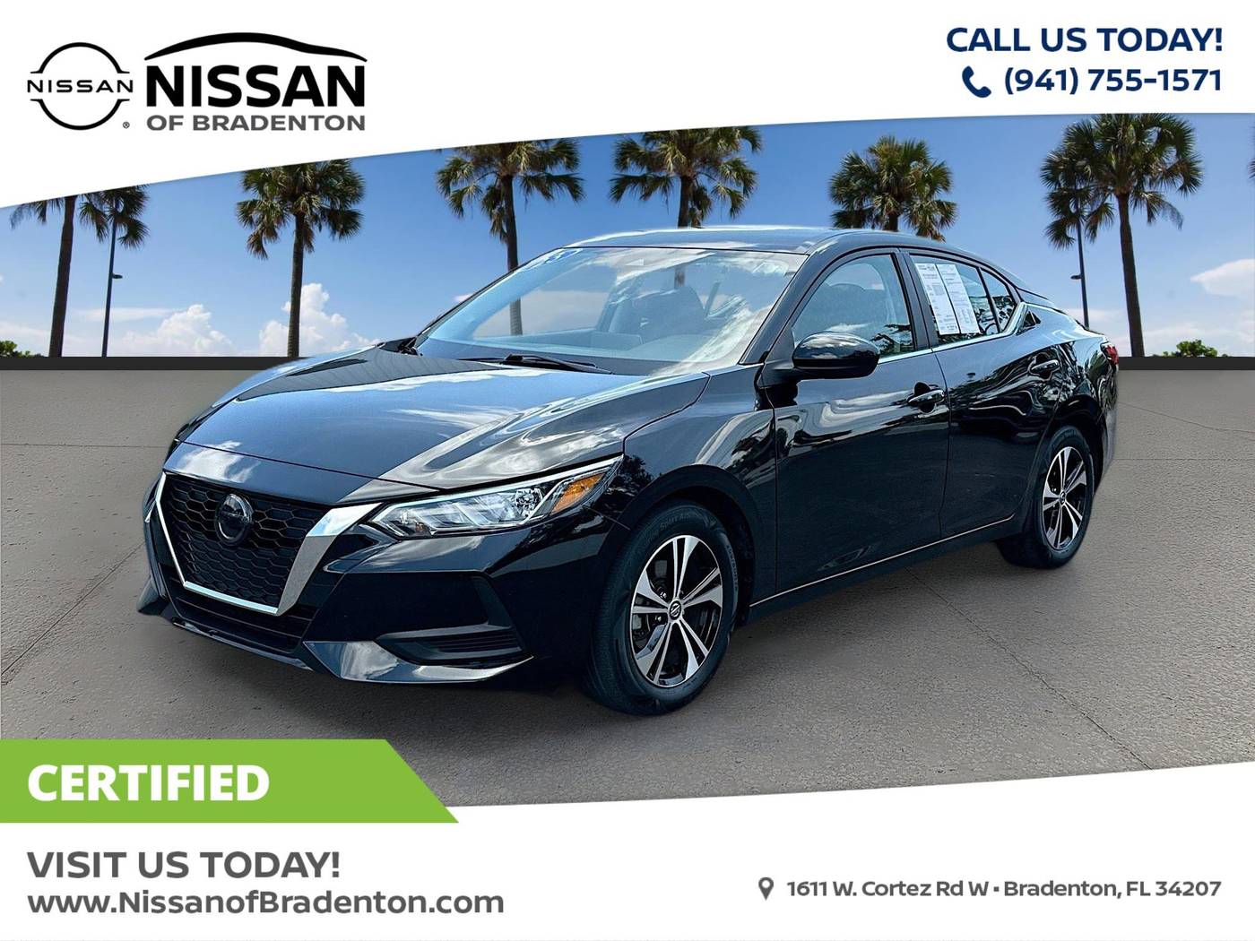 2023 Nissan Sentra SV — Sedan — 45,376 mi — Bradenton, FL