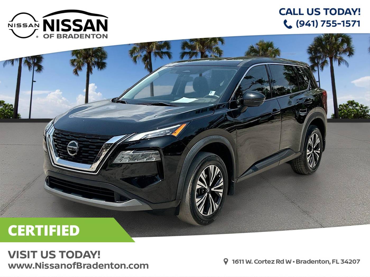 2021 Nissan Rogue SV — SUV — 43,954 mi — Bradenton, FL