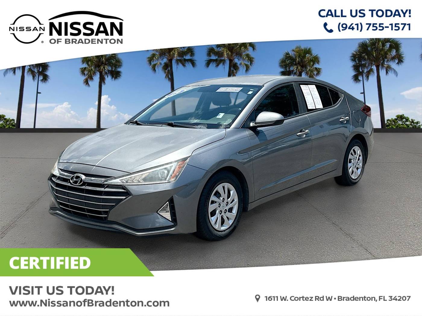 2019 Hyundai Elantra SE — Sedan — 44,258 mi — Bradenton, FL