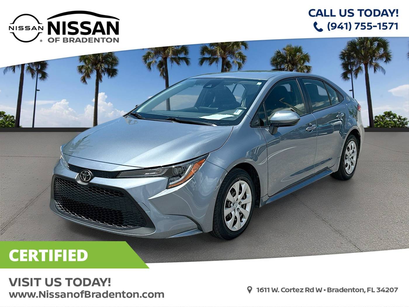 2022 Toyota Corolla LE — Sedan — 50,271 mi — Bradenton, FL
