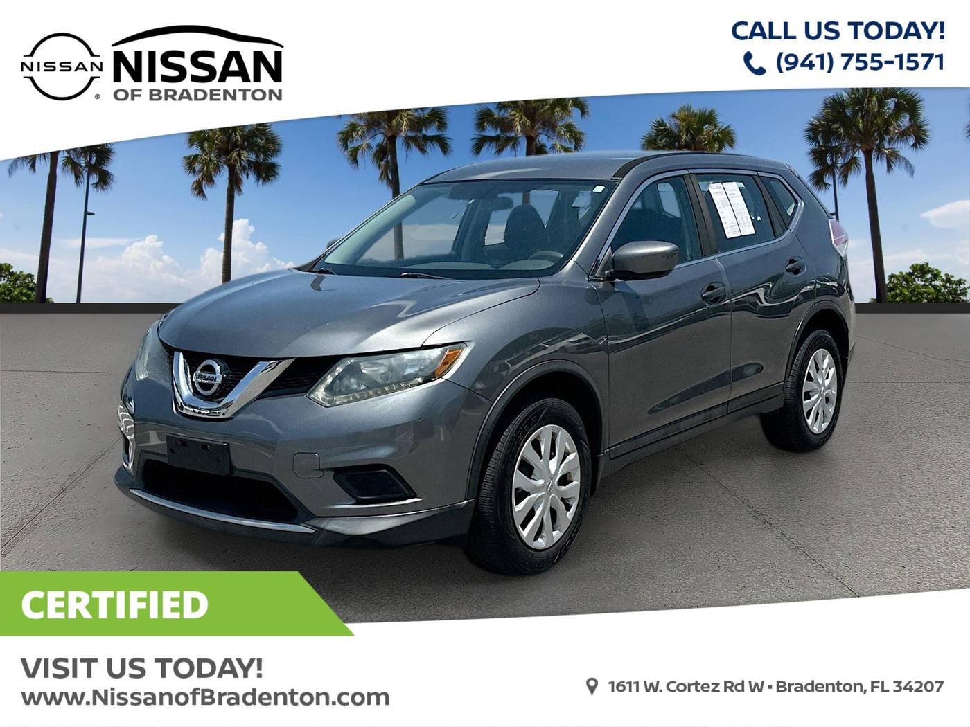 2016 Nissan Rogue S — SUV — 74,149 mi — Bradenton, FL