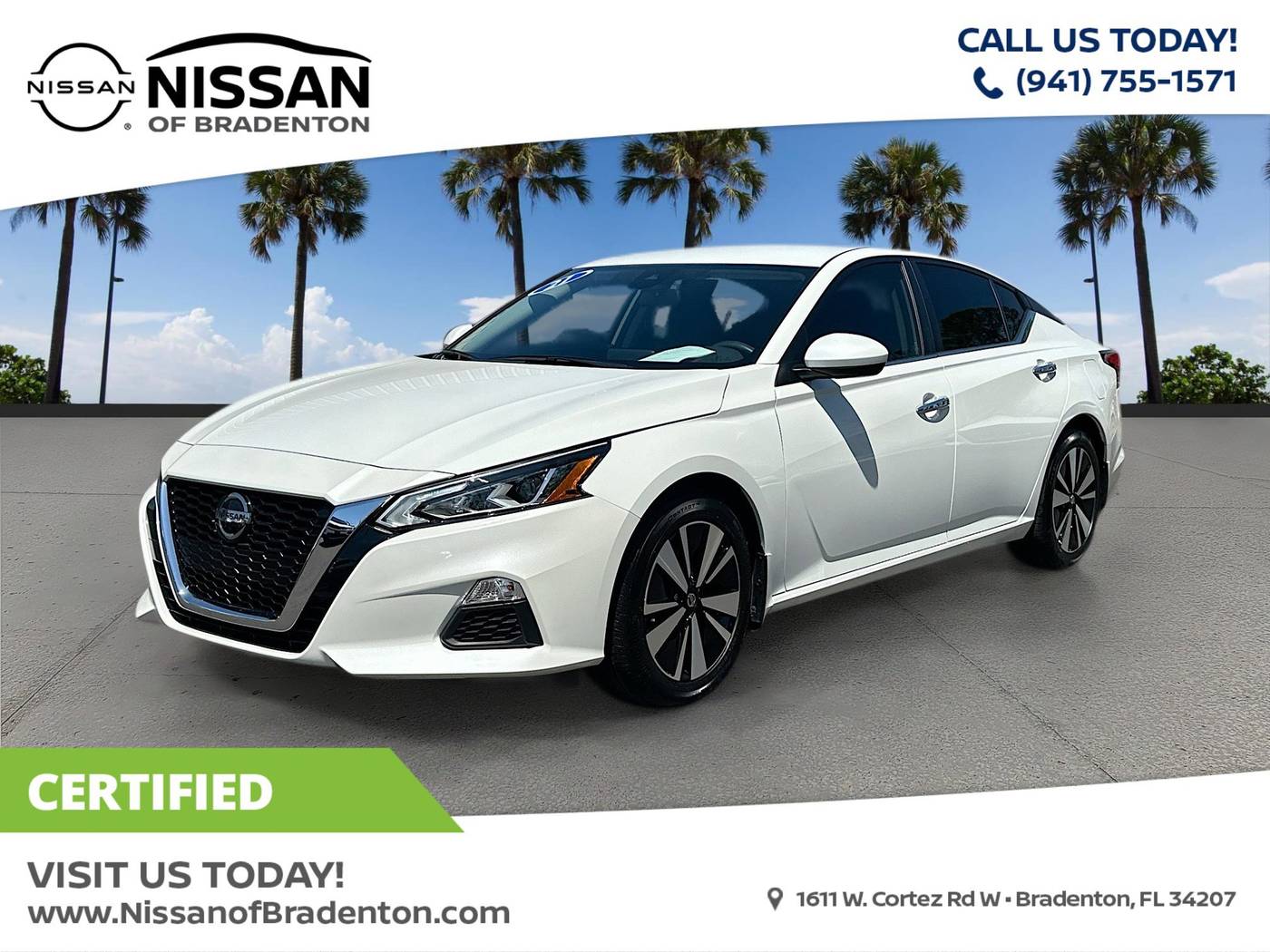 2021 Nissan Altima SV — Sedan — 4,103 mi — Bradenton, FL