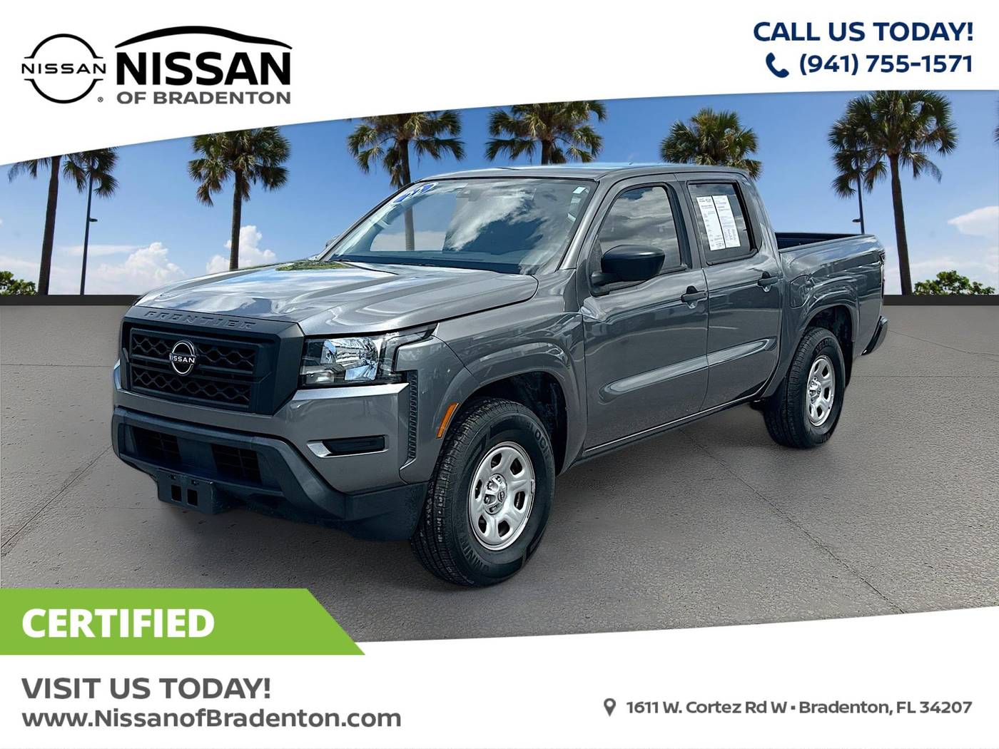 2022 Nissan Frontier S — Pickup Truck — 59,665 mi — Bradenton, FL