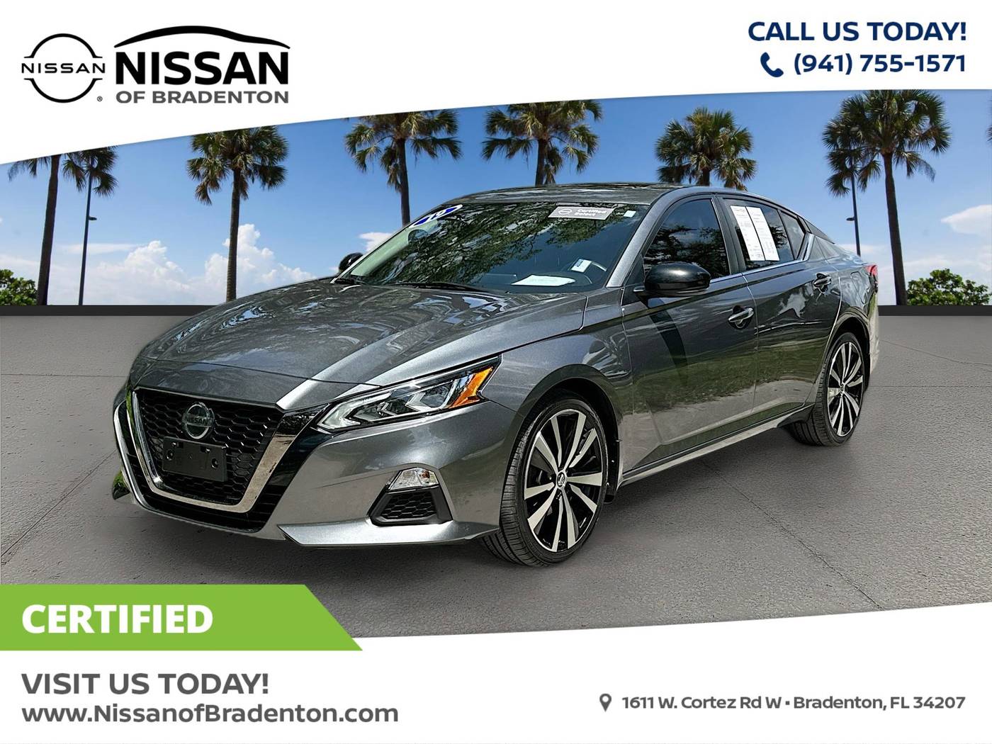 2019 Nissan Altima SR — Sedan — 77,441 mi — Bradenton, FL