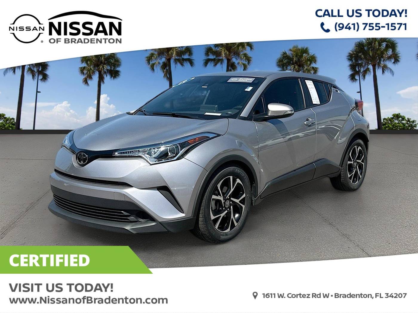 2019 Toyota C-HR XLE — SUV — 55,524 mi — Bradenton, FL