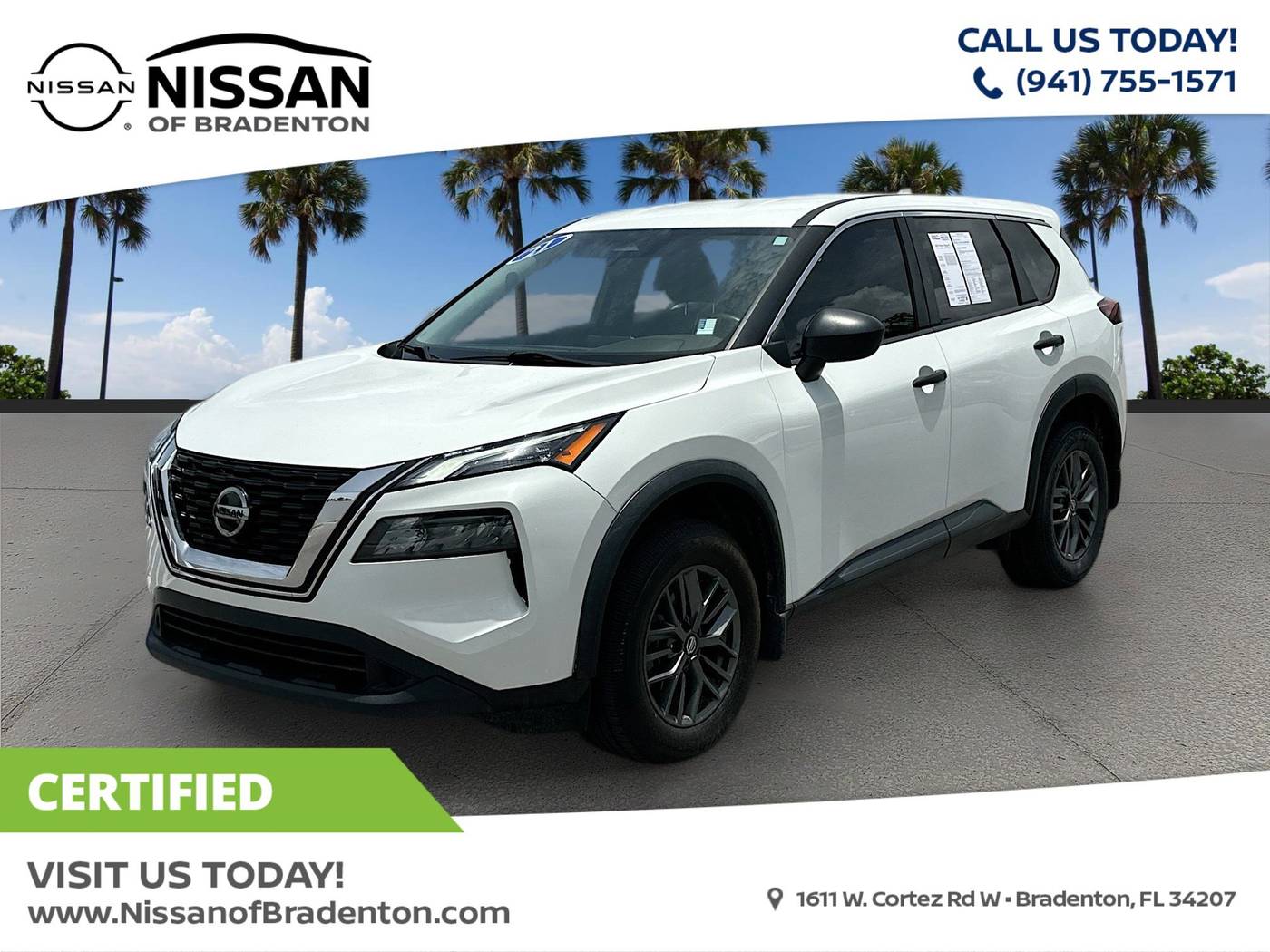 2021 Nissan Rogue S — SUV — 68,932 mi — Bradenton, FL