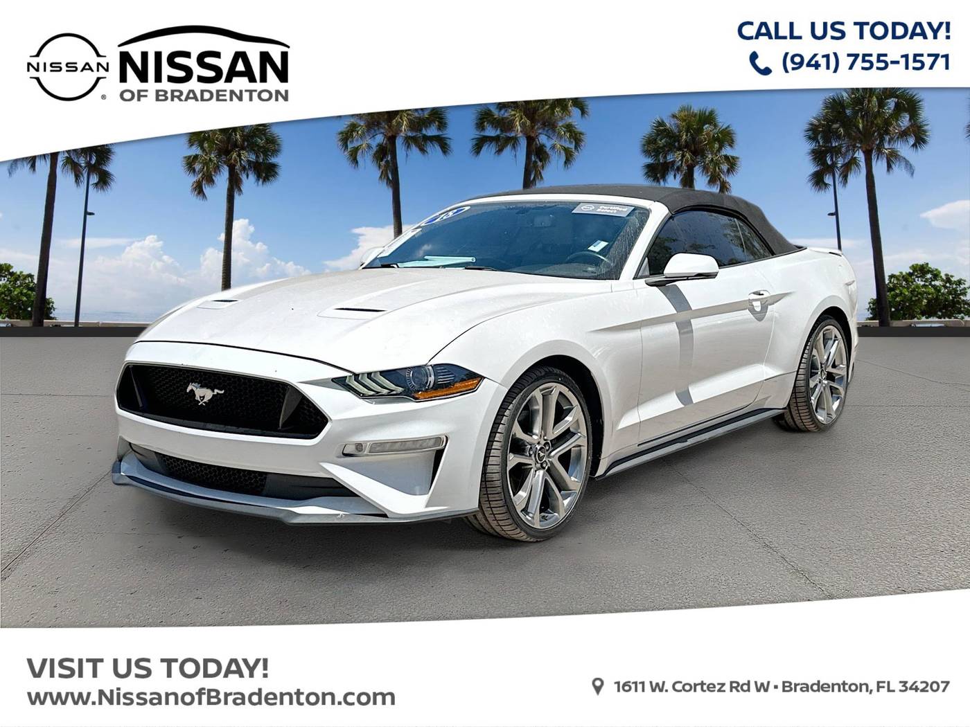 2018 Ford Mustang EcoBoost Premium — Convertible — 98,756 mi — Bradenton, FL