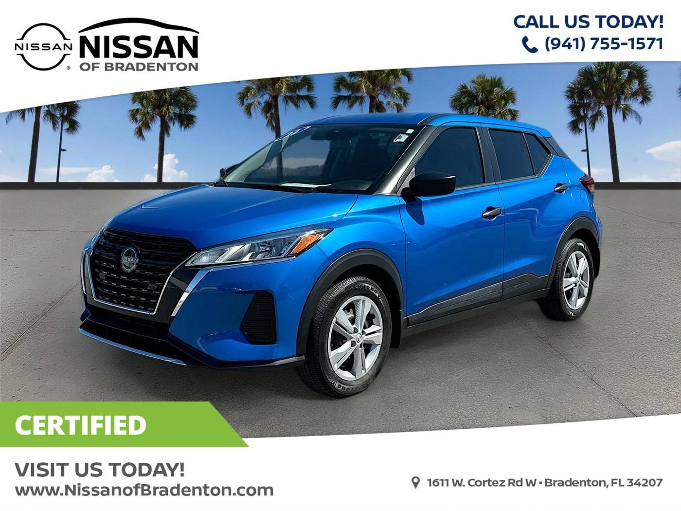 2022 Nissan Kicks S — SUV — 2,865 mi — Bradenton, FL