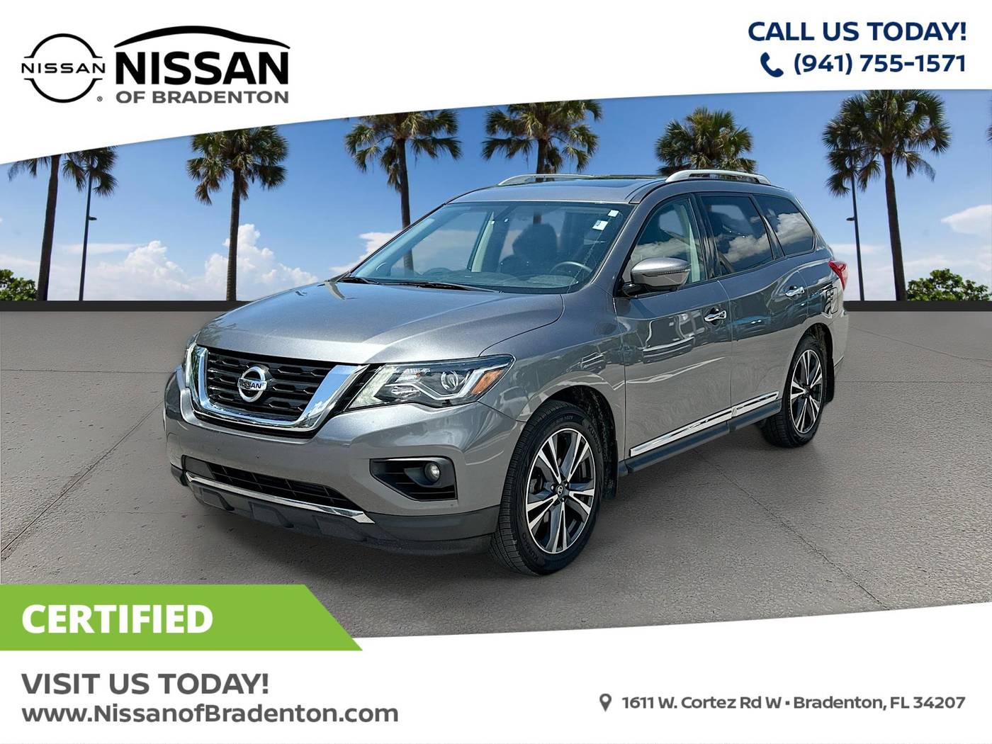 2020 Nissan Pathfinder Platinum — SUV — 54,164 mi — Bradenton, FL