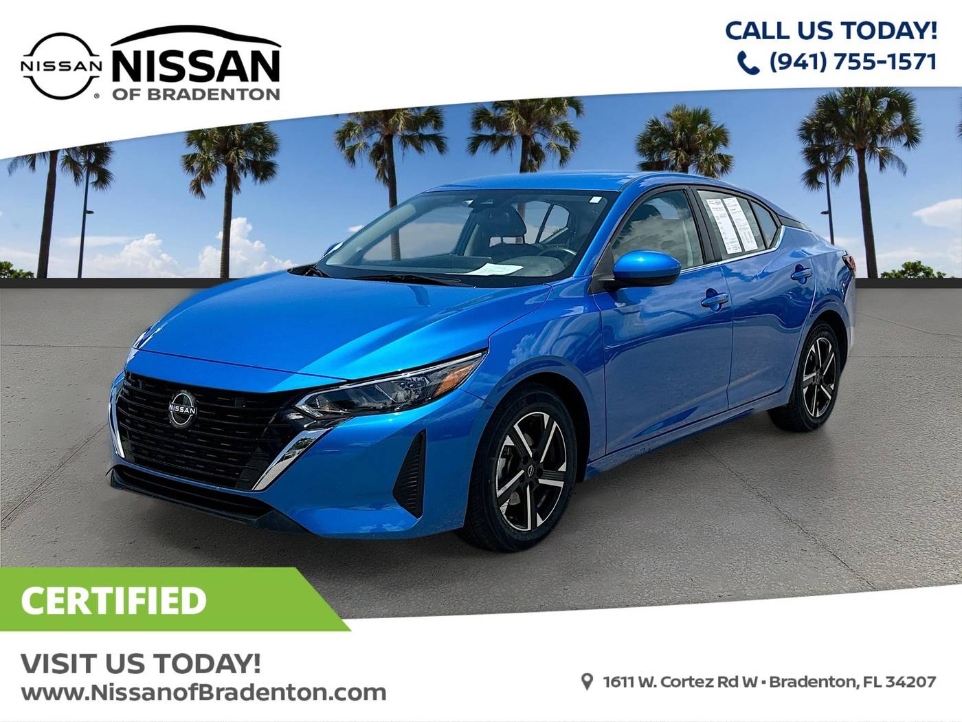 2024 Nissan Sentra SV — Sedan — 21,776 mi — Bradenton, FL