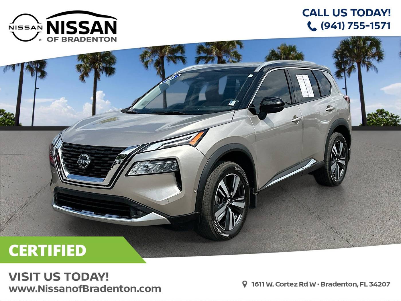 2022 Nissan Rogue Platinum — SUV — 15,309 mi — Bradenton, FL