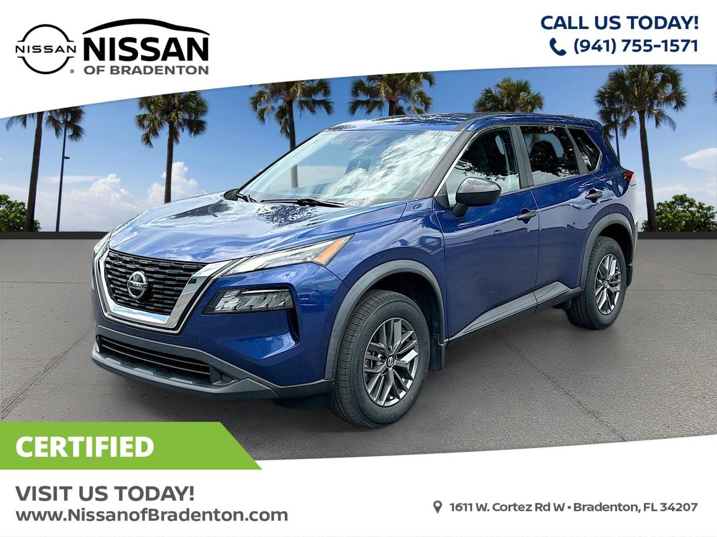 2021 Nissan Rogue S — SUV — 33,396 mi — Bradenton, FL
