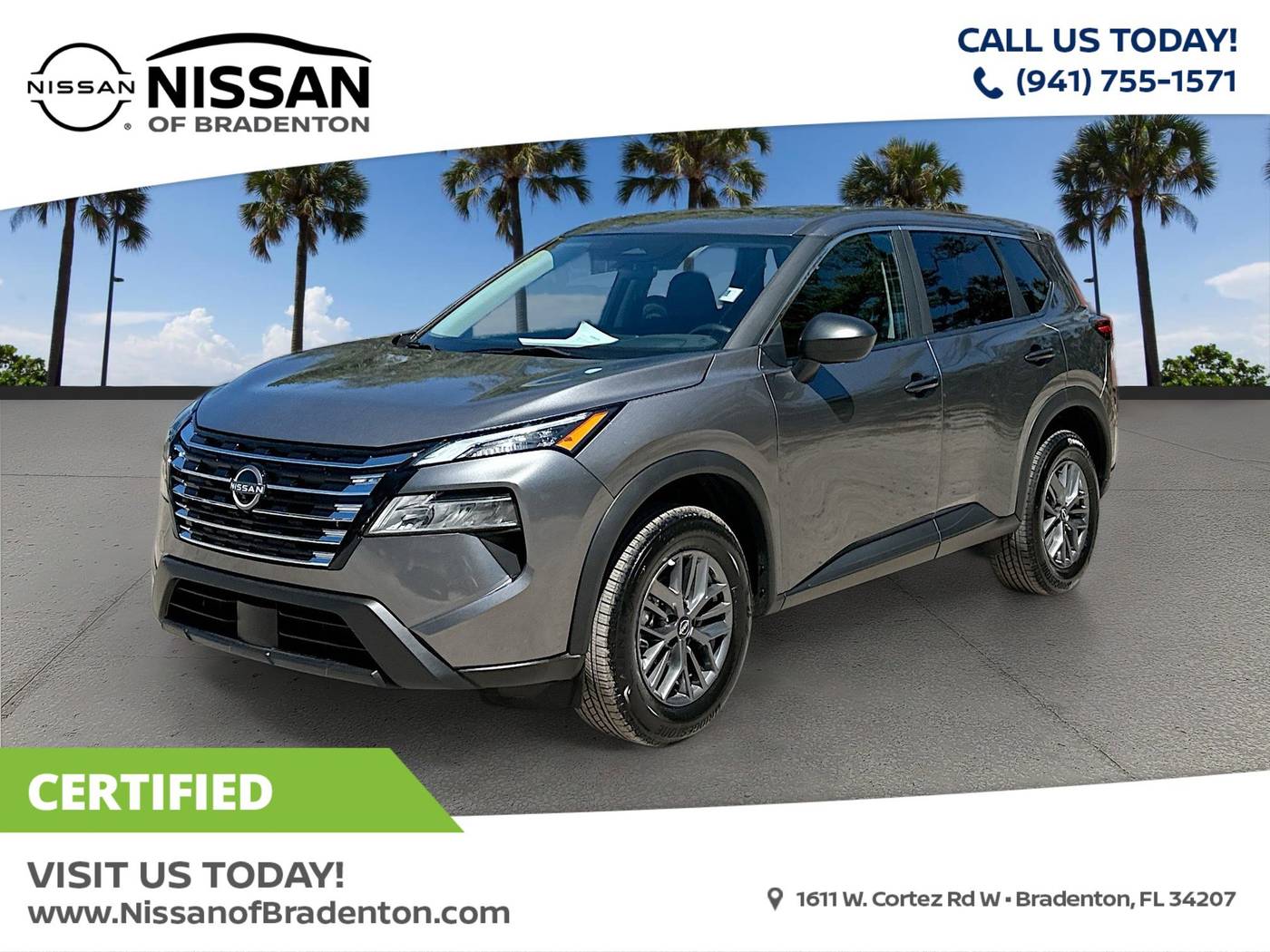 2024 Nissan Rogue S — SUV — 15,568 mi — Bradenton, FL