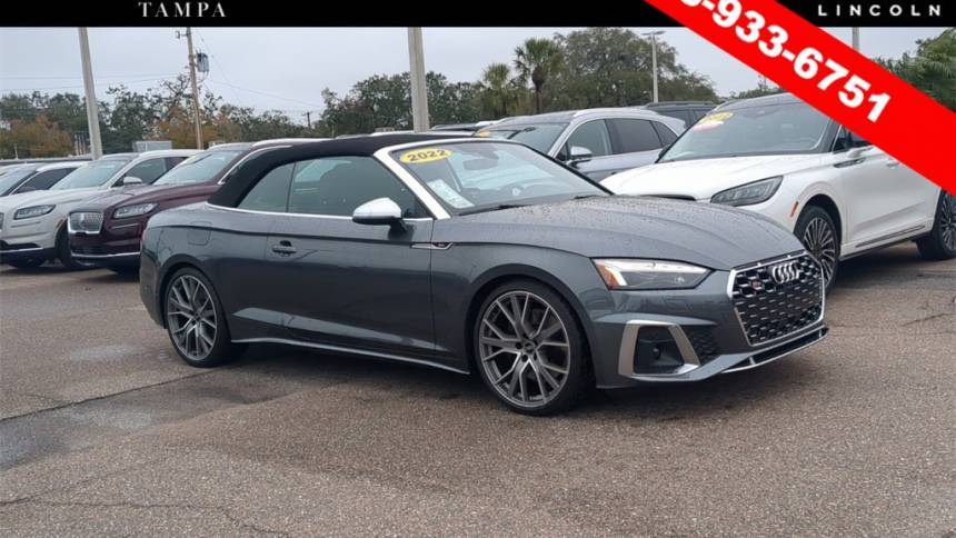 2022 Audi S5 Prestige — Convertible — 16,698 mi — Tampa, FL