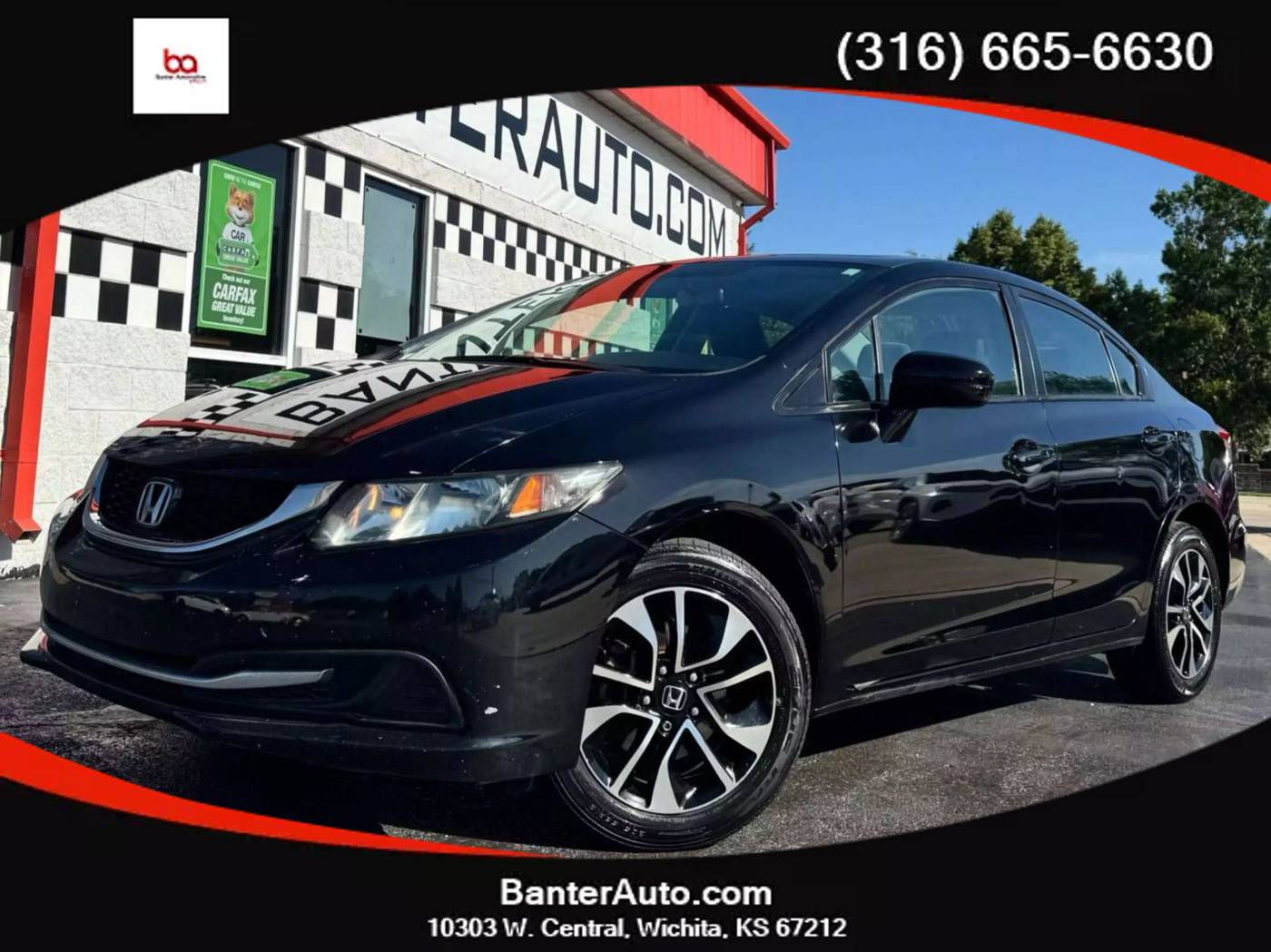 2014 Honda Civic EX — Sedan — 156,401 mi — Wichita, KS