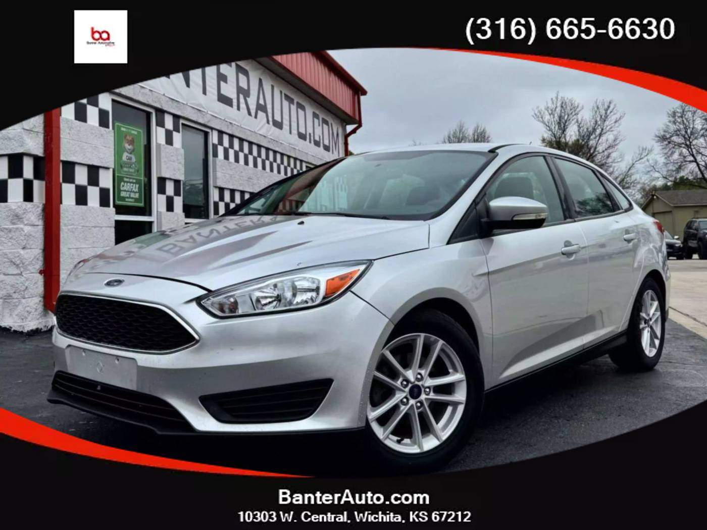2015 Ford Focus SE — Sedan — 124,633 mi — Wichita, KS
