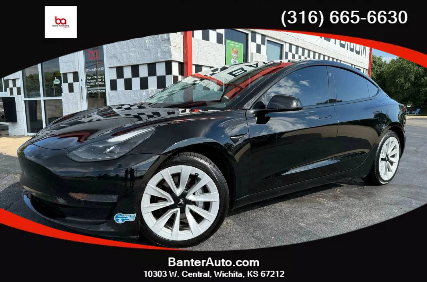 2021 Tesla Model 3 Long Range — Sedan — 95,825 mi — Wichita, KS