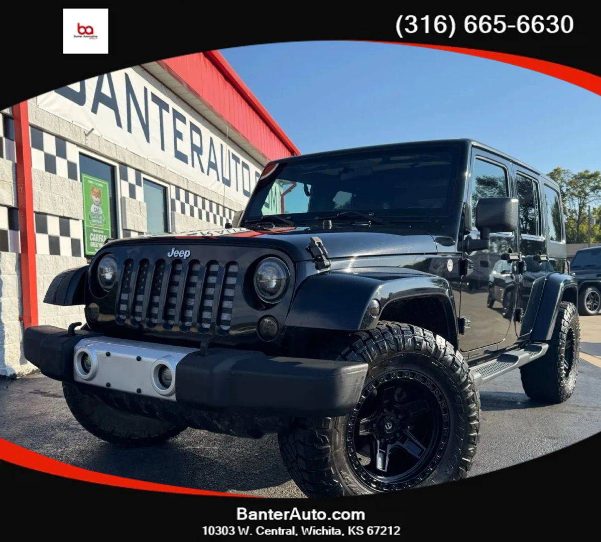2012 Jeep Wrangler Sahara — SUV — 128,048 mi — Wichita, KS