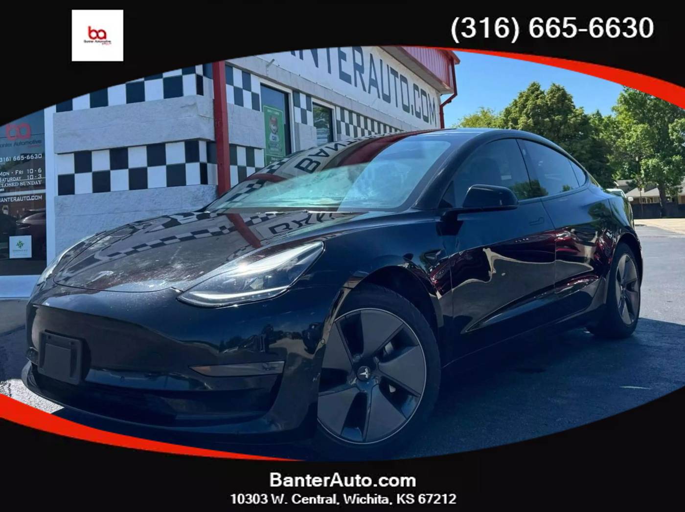 2021 Tesla Model 3 Standard Range Plus — Sedan — 142,933 mi — Wichita, KS