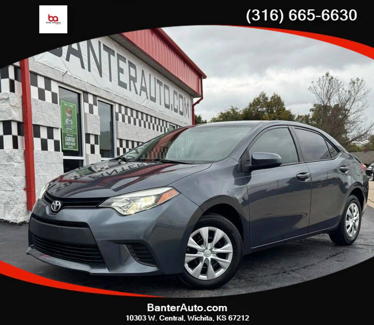 2015 Toyota Corolla LE Plus — Sedan — 88,365 mi — Wichita, KS