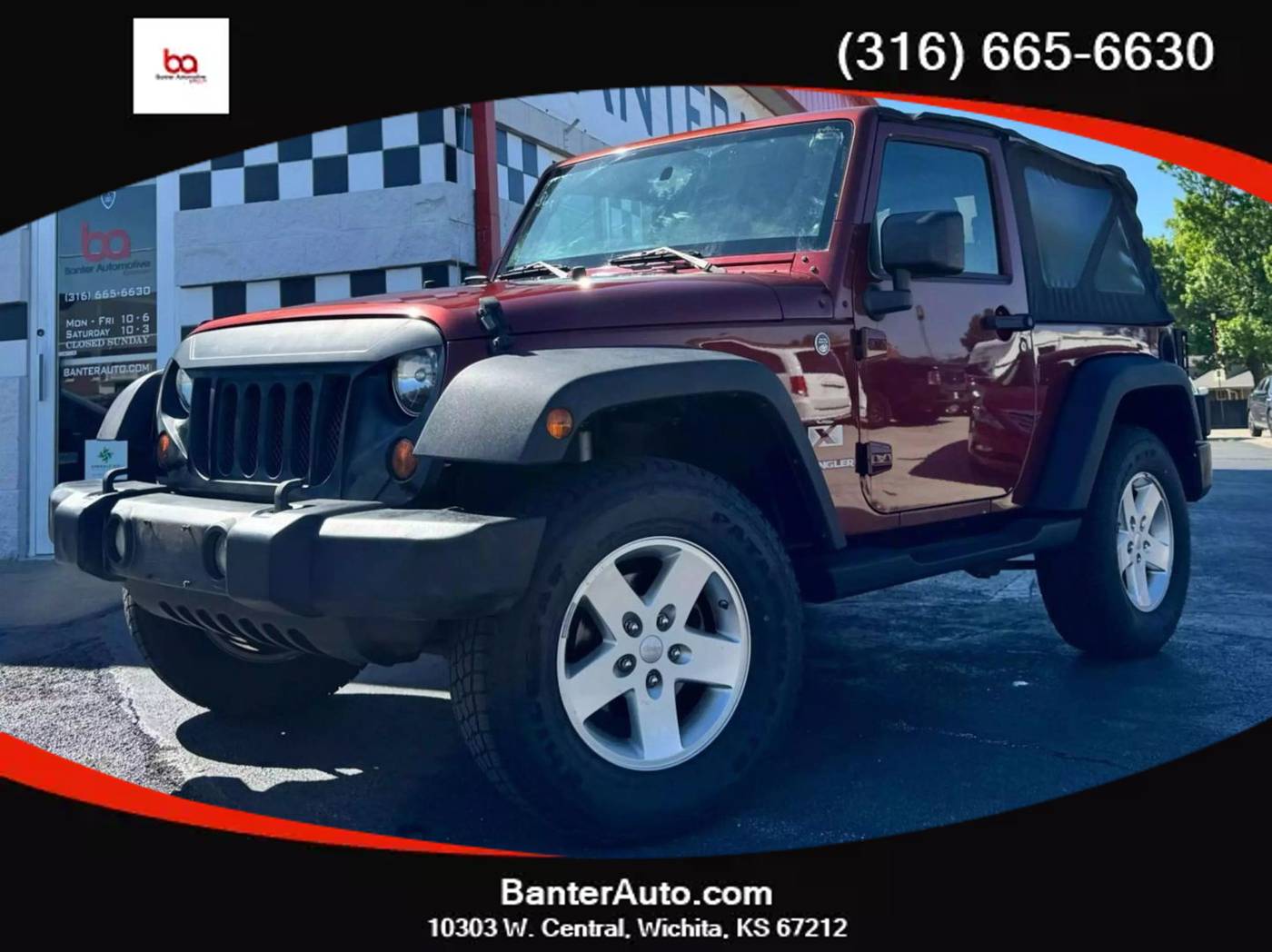 2009 Jeep Wrangler X — SUV — 141,584 mi — Wichita, KS