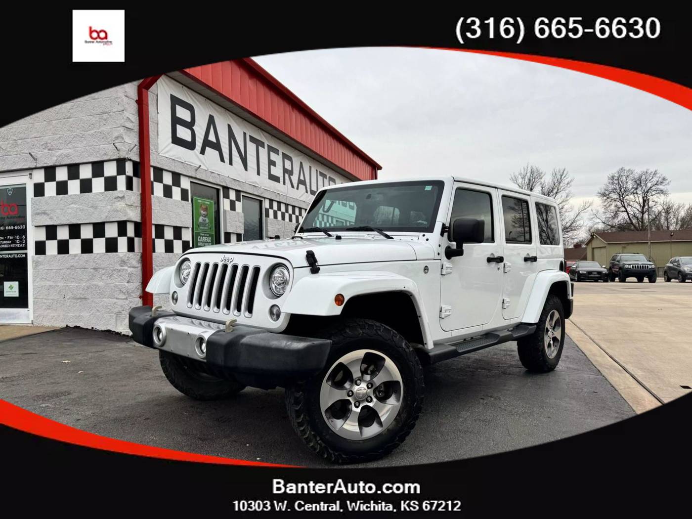 2017 Jeep Wrangler Sahara — SUV — 153,978 mi — Wichita, KS