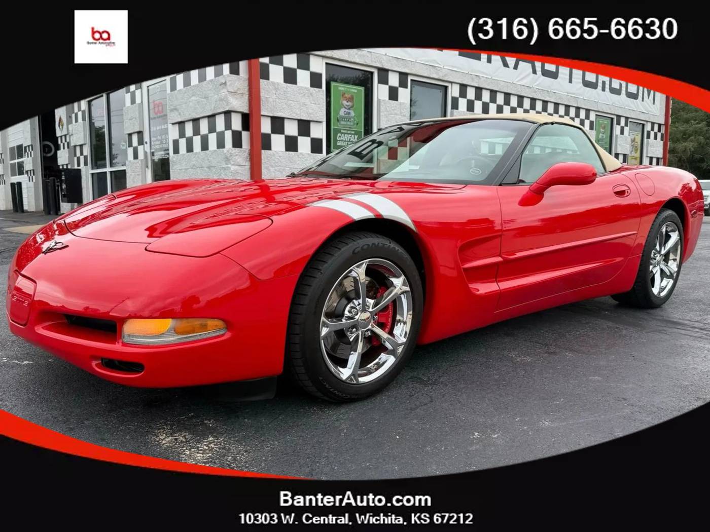 2001 Chevrolet Corvette Base — Convertible — 76,250 mi — Wichita, KS