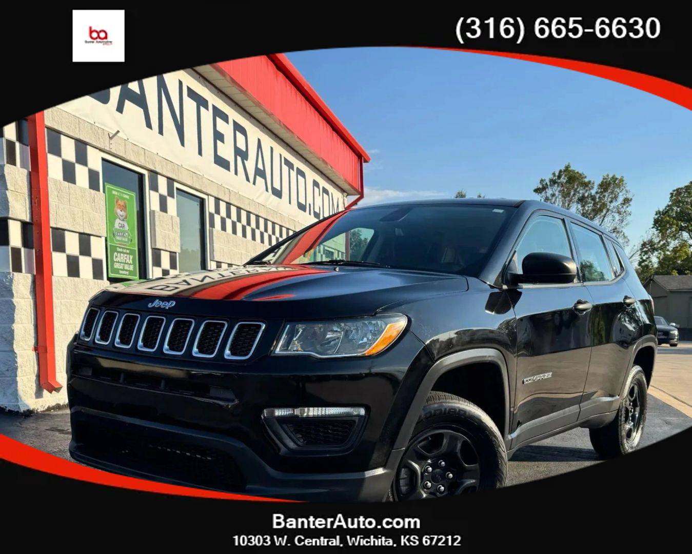 2018 Jeep Compass Sport — SUV — 67,978 mi — Wichita, KS