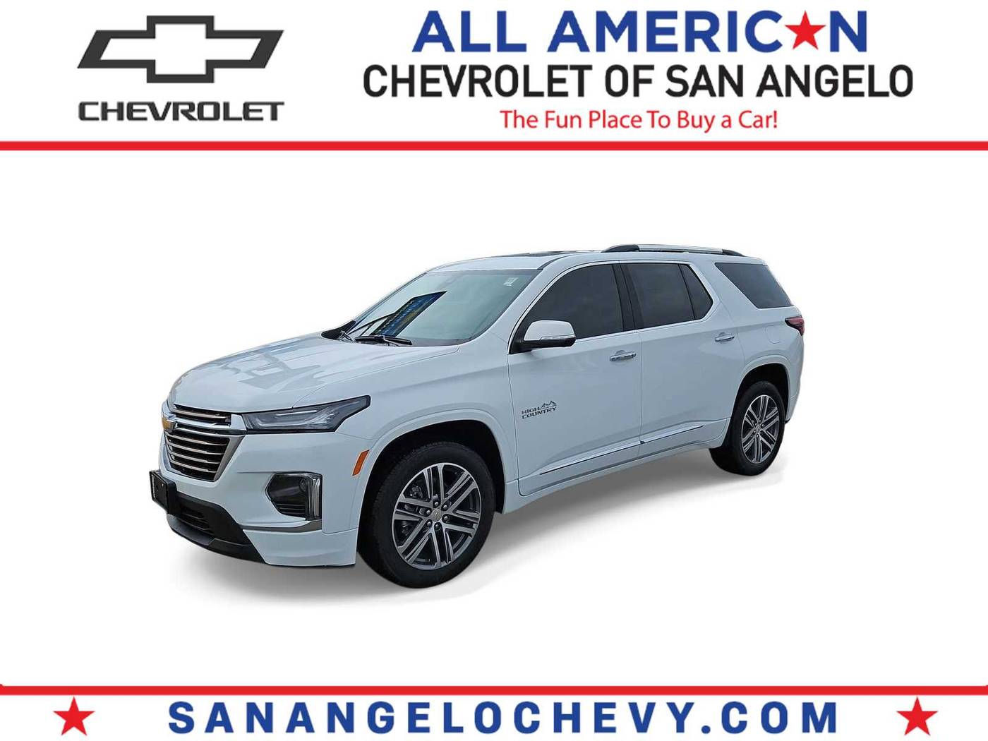 2023 Chevrolet Traverse High Country — SUV — 55,274 mi — San Angelo, TX