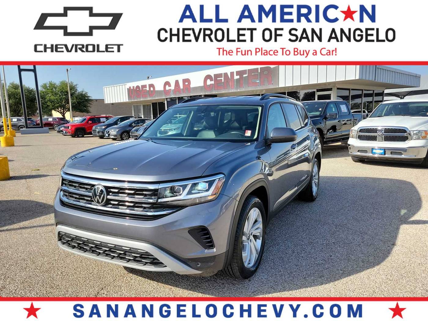 2021 Volkswagen Atlas SE with Technology — SUV — 88,968 mi — San Angelo, TX