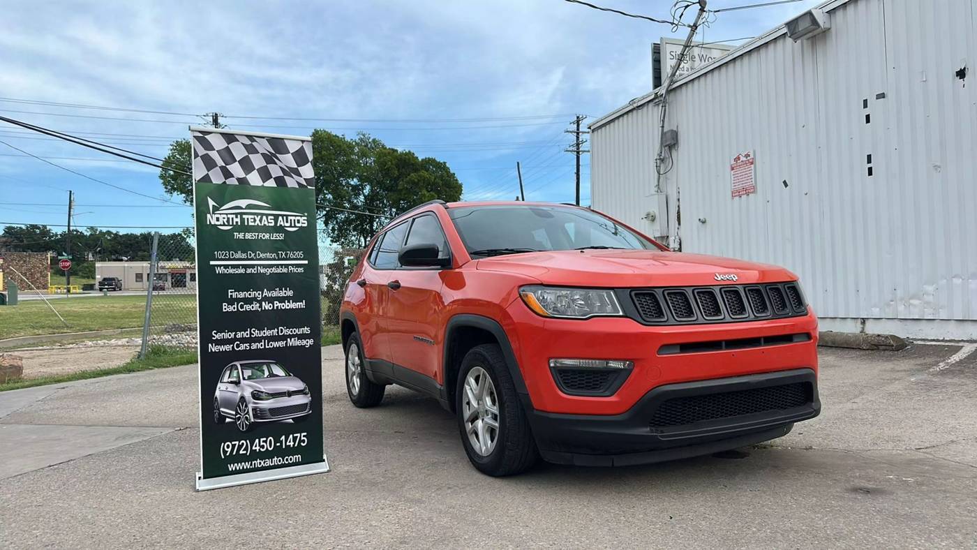 2018 Jeep Compass Sport — SUV — 124,045 mi — Denton, TX